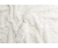 Venture Design Pūkuotas svetainės kilimas Katy, 230x160 cm, baltas