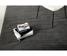Venture Design Kilimas, Milton Vilna/Poliesteris/Medvilnė, 230x160 cm, Tamsiai pilkas