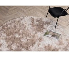 Venture Design Kilimas, Shiva Shaggy, ø200 cm, Šampanas