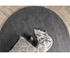 Venture Design Kilimas, Ulla, ø200 cm, Tamsiai pilkas