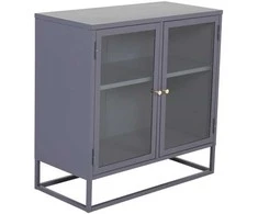 Venture Design Knygų dėklas, Bakal, 85x40x85 cm, Pilka