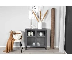 Venture Design Knygų dėklas, Bakal, 85x40x85 cm, Pilka
