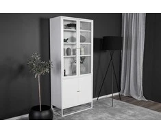 Venture Design Knygų lentyna, Bakal, 80x190 cm, Balta