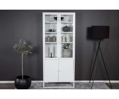 Venture Design Knygų lentyna, Bakal, 80x190 cm, Balta