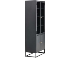Venture Design Knygų lentyna, Bakal, 80x40.5x190 cm, Juoda