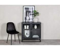 Venture Design Knygų lentyna, Bakal, 85x40 cm, Juoda