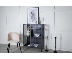 Venture Design Knygų lentyna, Misha, 80x40x110 cm, Pilka