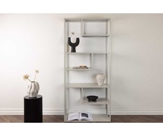 Venture Design Knygų spinta, Plienas, 85x188 cm, Beždžio spalva