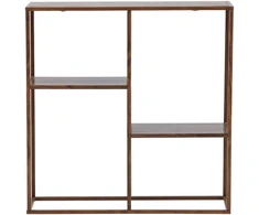 Venture Design Knygų spinta Staal 80x26x81 cm Graikinis riešutas Plienas