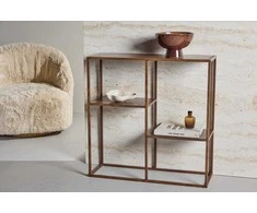 Venture Design Knygų spinta Staal 80x26x81 cm Graikinis riešutas Plienas
