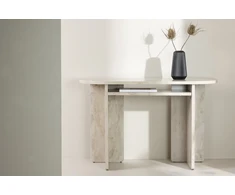 Venture Design Konsolinis stalas, Ålesund, 40x120 cm, Bežis