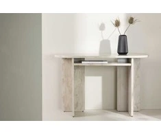 Venture Design Konsolinis stalas, Ålesund, 40x120 cm, Bežis
