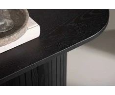 Venture Design Konsolinis stalas, Bianca, 40x130 cm, Juodas
