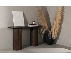 Venture Design Konsolinis stalas, Bianca, 40x130 cm, Mocca