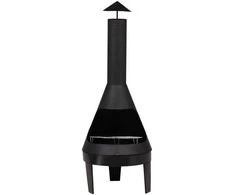 Venture Design Lauko židinys/grilis, Marongo, ø55 cm, juodas