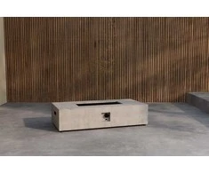 Venture Design Lauko židinys, Kea, 137x69x31 cm, pilka