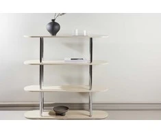 Venture Design Lentyna Zino 120x30x116 cm Balta