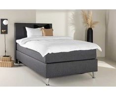 Lova Venture Design Loftas, Toledo, 120x200 cm, Tamsiai pilka