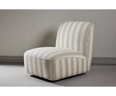Venture Design Lounge kėdė 70x68 cm smėlio spalvos audinio apmušalas