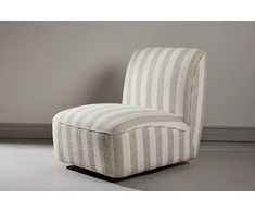 Venture Design Lounge kėdė 70x68 cm smėlio spalvos audinio apmušalas