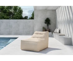 Venture Design Lounge krepšys Redang 118x94x83 cm smėlio spalvos audinys