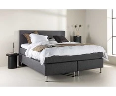 Venture Design Lovas, Toledo, 180x200 cm, Tamsiai pilka