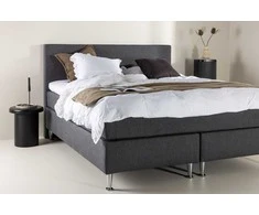 Venture Design Lovas, Toledo, 180x200 cm, Tamsiai pilka