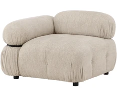 Venture Design Modulinė sofa Mika kampinė 68x64 cm smėlio spalvos