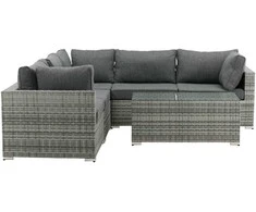 Venture Design Modulinė sofos komplektas 3+2+1 Pilka metalinė konstrukcija