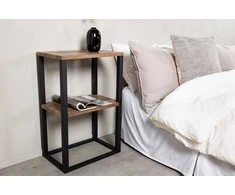 Venture Design Naktinis staliukas, Rise, 70x45x30 cm, Juodas