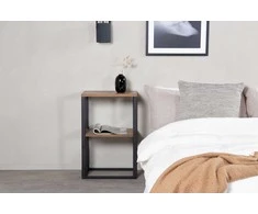 Venture Design Naktinis staliukas, Rise, 70x45x30 cm, Juodas