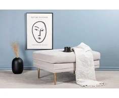 Venture Design Otomano, Boom, 90x70x49 cm, Bežinis