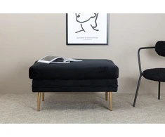 Venture Design Otomano, Boom, 90x70x49 cm, Juoda