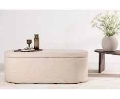 Venture Design Otomano, Potenza, 130x47 cm, Balta