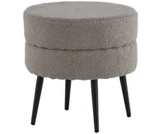 Venture Design Otomano, Puodinis Pufas, 40x40 cm, Pilka