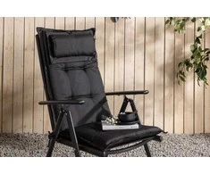Venture Design Pagalvė su pagalve, 5-poz. 6 vnt., 46x116 cm, juoda