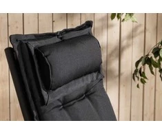 Venture Design Pagalvė su pagalve, 5-poz. 6 vnt., 46x116 cm, juoda