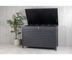 Venture Design Pagalvėlių dėžė Tiana 150x90x101 cm Juoda
