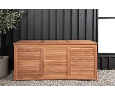Venture Design Pagalvių dėžė Trento 50x130x60 cm natūralaus tikmedžio