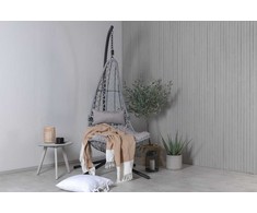 Venture Design Pendanti kėdė, Edinburgas, 132x130 cm, Pilka