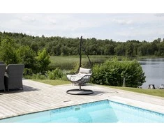 Venture Design Pendanti kėdė, Vide, 95x196x95 cm, Juoda