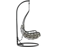 Venture Design Pendanti kėdė, Vide, 95x196x95 cm, Juoda