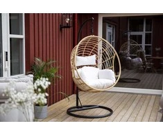 Venture Design Pendanti kėdė, Viga, 160x186x105 cm, Baltos spalvos