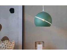 Venture Design Pendentinė lempa, baltos spalvos, D180*A150 cm, žalia
