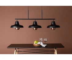 Venture Design Pendentinė lempa, Stöten, 48x112 cm, Juoda