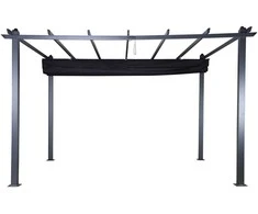 Venture Design Pergola, Lazio, 295x245x395 cm, Juoda