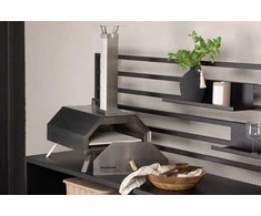 Venture Design Picos krosnyje, Hamnå Pallet Picos krosnyė, standartinė, 40x68.1x76.4 cm, sidabrinė