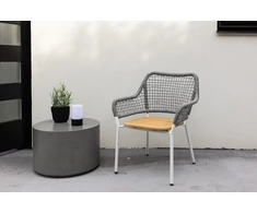 Venture Design Poilsio kėdė, Amora, 55x59x88 cm, Pilka