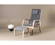 Sofa Venture Design Poilsio kėdė, Grötö, 80x63x104 cm, Tamsiai pilka