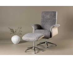 Sofa Venture Design Poilsio kėdė, Hagön, 82x82x112 cm, pilka